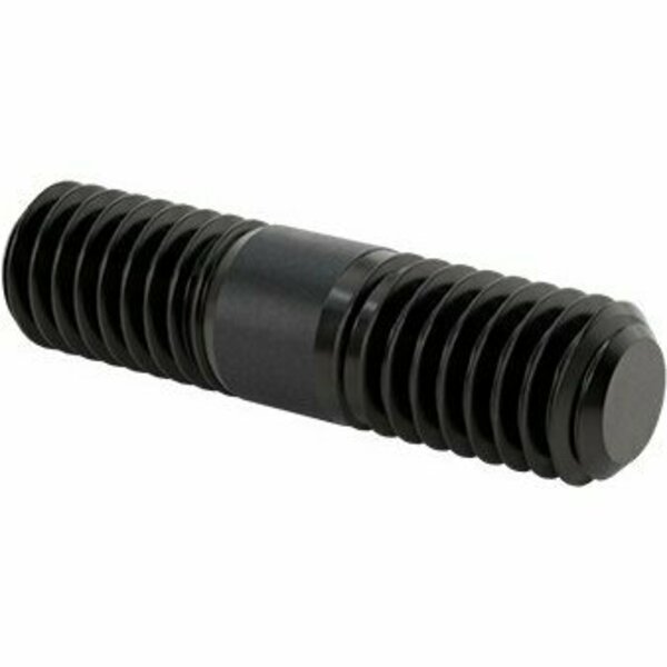 Bsc Preferred Left-Hand to Right-Hand Male Thread Adapter Black-Oxide Steel 3/8-16 Thread 1-1/2 Long 94455A312